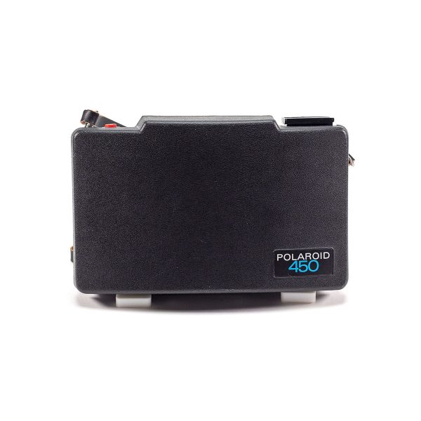 Instax Wide ready Polaroid 450 Land Camera with lightmeter adapter (works with Polastax film holders).