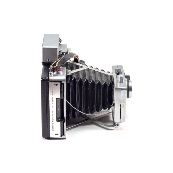 Instax Wide ready Polaroid 250 Land Camera with lightmeter adapter (works with Polastax film holders).