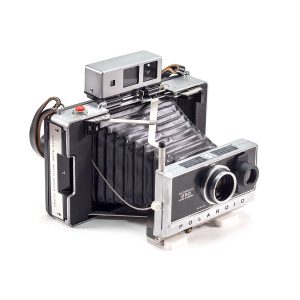 Instax Wide ready Polaroid 250 Land Camera with lightmeter adapter (works with Polastax film holders).