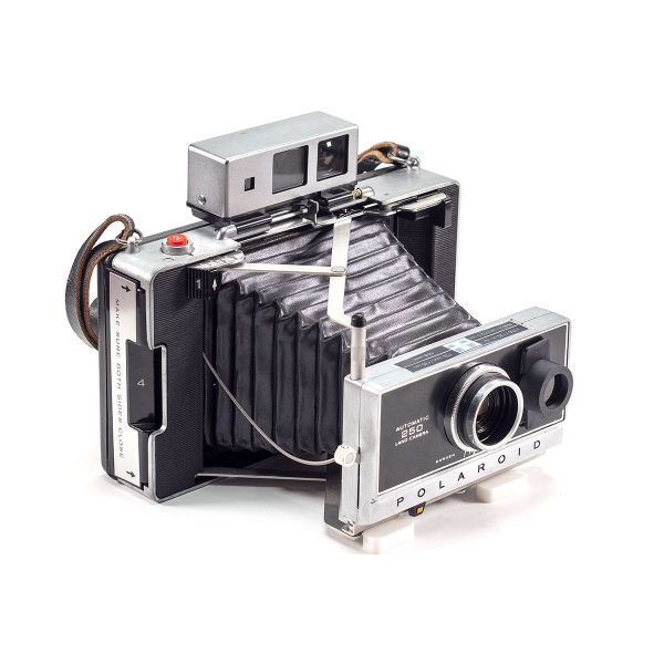 Instax Wide ready Polaroid 250 Land Camera with lightmeter adapter (works with Polastax film holders).