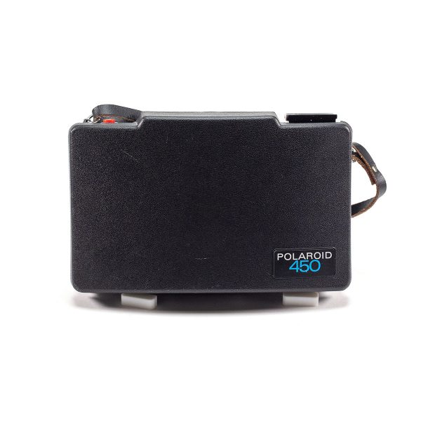 Instax Wide ready Polaroid 450 Land Camera with lightmeter adapter (works with Polastax film holders).