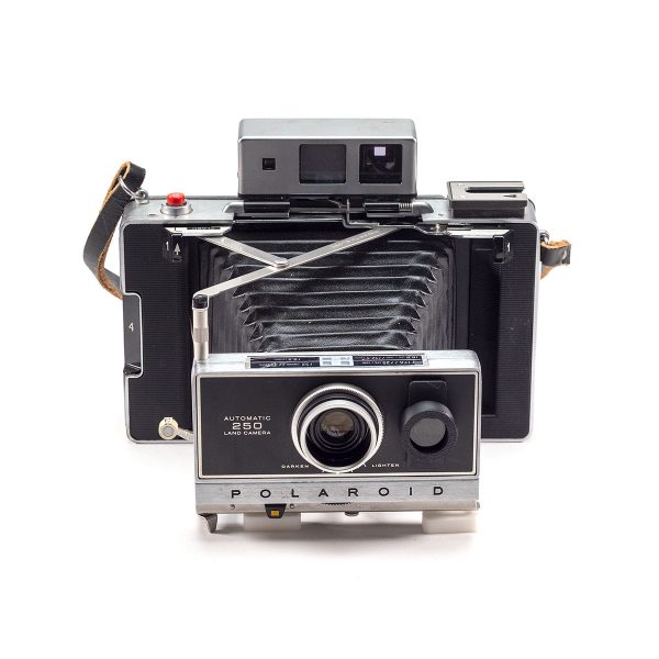 Instax Wide ready Polaroid 450 Land Camera body with 250 shutter and lightmeter adapter (works with Polastax film holders).