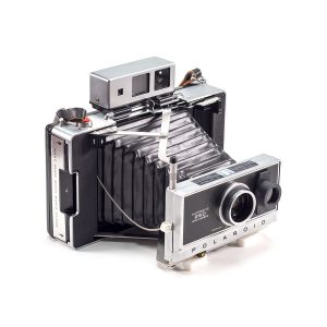 Instax Wide ready Polaroid 250 Land Camera with lightmeter adapter (works with Polastax film holders).