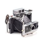 Instax Wide ready Polaroid 250 Land Camera with lightmeter adapter (works with Polastax film holders).