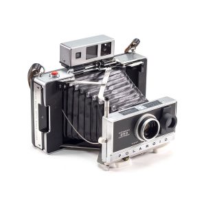 Instax Wide ready Polaroid 250 Land Camera with lightmeter adapter (works with Polastax film holders).