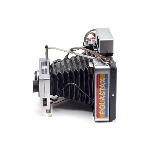 Instax Wide ready Polaroid 250 Land Camera with lightmeter adapter (works with Polastax film holders).