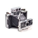 Instax Wide ready Polaroid 250 Land Camera with lightmeter adapter (works with Polastax film holders).