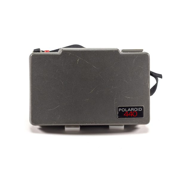 Instax Wide ready Polaroid 440 Land Camera with lightmeter adapter (works with Polastax film holders).