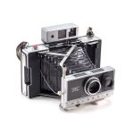 Instax Wide ready Polaroid 250 Land Camera with lightmeter adapter (works with Polastax film holders).
