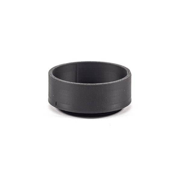 Lens hood for Polaroid Land Cameras that attaches to the Polastax 40.5mm drop in filter adapter.