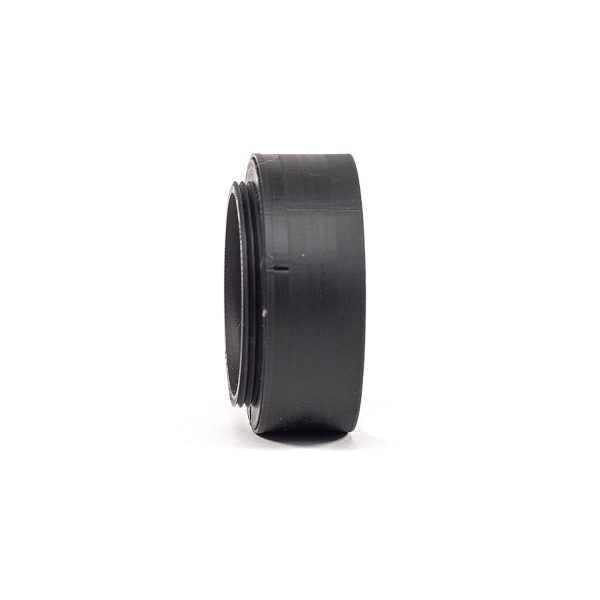 Lens hood for Polaroid Land Cameras that attaches to the Polastax 40.5mm drop in filter adapter.