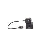 Electronic flash adapter for Polaroid 450 Land Camera with flash shoe and PC cable with X sync attachment.