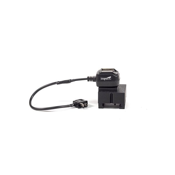 Electronic flash adapter for Polaroid 450 Land Camera with flash shoe and PC cable with X sync attachment.