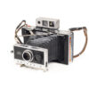 Instax Wide ready Polaroid 250 Land Camera with lightmeter adapter (works with Polastax film holders).