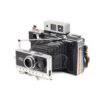 Instax Wide ready Polaroid 250 shutter in 450 Land Camera body with lightmeter adapter (works with Polastax film holders).