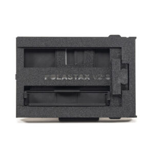 The Polastax Instax Wide Film Holder lets you Use Instax Wide instant film in a Polaroid pack film camera.